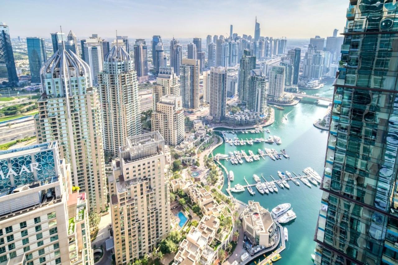 The Marina Penthouse Near Jbr 46Th Floor Apartment Dubai Luaran gambar