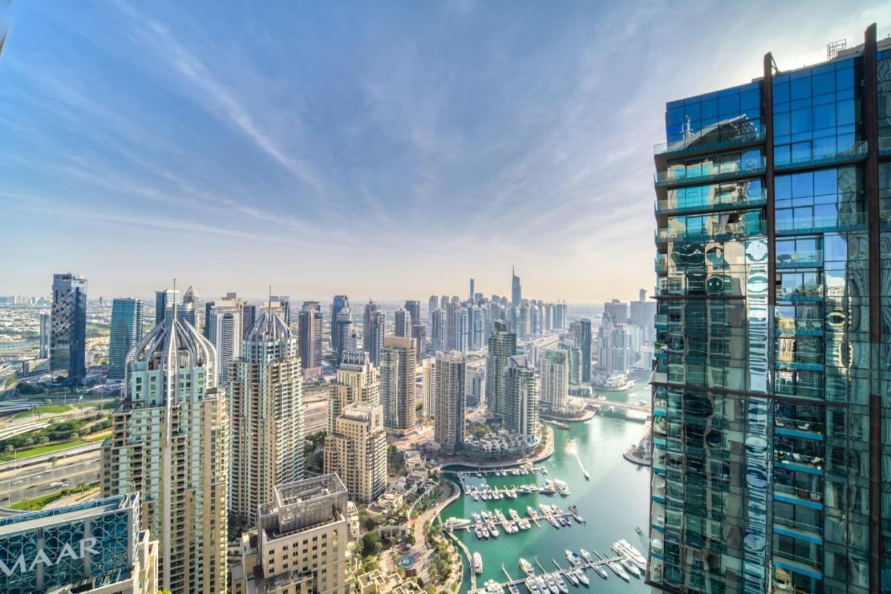 The Marina Penthouse Near Jbr 46Th Floor Apartment Dubai Luaran gambar