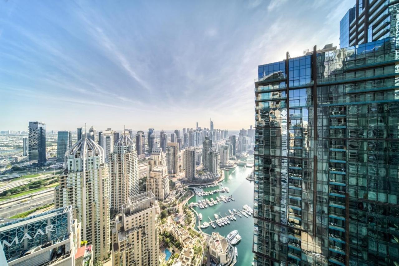 The Marina Penthouse Near Jbr 46Th Floor Apartment Dubai Luaran gambar